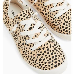 💕💕💕5 for $20 NWT TORRID CHEETAH RUCHED SNEAKER size 7W animal print flat
